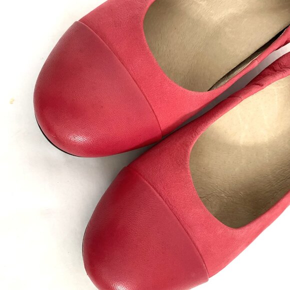 Dansko Red Flat Shoes - Picture 8 of 12